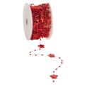 Perlenkordel, metallisiert - Sterne „Star Beads“