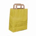 Papiertaschen: Shopper, gelb
