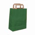 Papiertaschen: Shopper, dunkelgrün