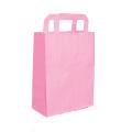 Papiertaschen: Bicolor, rosa-pink