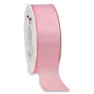 Taftband: Europa, rosa; Spule: 40mm/ 50m; Mindestmenge: 1 Spule; Band: seidigmattes, einfarbiges Taftband; Beschreibung: ohne Drahtkante, einfache Handhabung für Schleifen