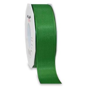 Taftband: Europa, grün; Spule: 40mm/ 50m; Mindestmenge: 1 Spule; Band: seidigmattes, einfarbiges Taftband; Beschreibung: ohne Drahtkante, einfache Handhabung für Schleifen