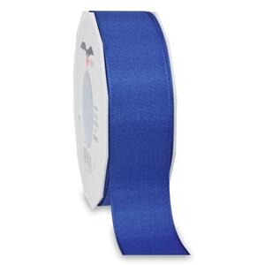 Taftband: Europa, blau; Spule: 40mm/ 50m; Mindestmenge: 1 Spule; Band: seidigmattes, einfarbiges Taftband; Beschreibung: ohne Drahtkante, einfache Handhabung für Schleifen