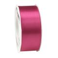 Satinband: Satin, pink; Spule: 40mm/ 25m; Mindestmenge: 1 Spule; Band: Satinband, einfarbig; Beschreibung: matt schimmerndes, edles Geschenkband