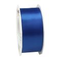 Satinband: Satin, blau; Spule: 40mm/ 25m; Mindestmenge: 1 Spule; Band: Satinband, einfarbig; Beschreibung: matt schimmerndes, edles Geschenkband