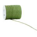 Geschenkband: jute cord, rosa; Spule: 2mm/ 100m; Verkaufseinheit: 1 Spule; Band: jute cord - einfarbiges Jute-Kordelband; Beschreibung: eingefärbtes natürliches Juteband, Farbabweichungen; 