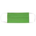 Mund-Nase-Maske, Alltagsmaske; Größe: ---; Farbe: hellgrün; Grammatur: 140 g/m²; Lagen: zweilagig; Material: Baumwolle; Nasenbügel: ohne; Befestigung: Gummiband; Zertifikat: kein Medizinprodukt; Herkunft: Deutschland; Packung: 1 Masken; 