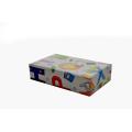 Verpackungsbeispiel vom Geschenkpapier Mick, weiß/ orange - 37142;  Stichwörter: Geschenkpapier, Geschenkverpackung, Geschenkpapierrollen, mittelgroß, zweiseitig,  Buchhandel, Kindermotiv, Tiere, Geburtstag; 