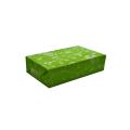 Verpackungsbeispiel vom Geschenkpapier Miron, grün/ grün - 913065;  Stichwörter: Geschenkpapier, Geschenkverpackung, Geschenkpapierrollen, groß. zweiseitig, Ornament, Punkte; 