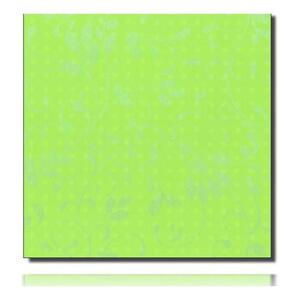 Geschenkpapierrolle Miron, grün/ grün - 913065; Beschreibung: silbergraue große Ornament auf grünen Hintergrund ; Stichwörter: groß. zweiseitig, Ornament, Punkte; 