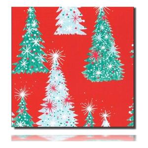 Geschenkpapierrolle Weda, rot - 918231; Beschreibung: Weihnachtsbaum; Stichwörter: ; 
