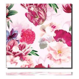 Geschenkpapierrolle Lenora, pink - 920003; Beschreibung: fotorealistische Pflanzen, Blüten; Stichwörter: ; 