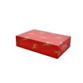 Verpackungsbeispiel vom Geschenkpapier Abel, rot - 921226;  Stichwörter: Geschenkpapier, Geschenkverpackung, Geschenkpapierrollen, klein, Tiere, Weihnachten; 