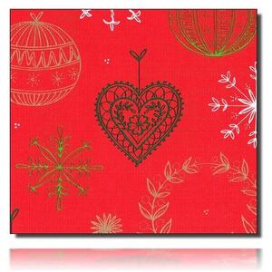 Geschenkpapierrolle Ramona, rot - 979839; Beschreibung: Weihnachtsschmuck; Stichwörter: groß, Kraftpapier, Weihnachten, Weihnachtsschmuck; 