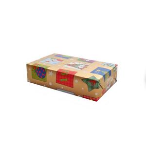 Verpackungsbeispiel vom Geschenkpapier Kaj, gold - 979877;  Stichwörter: Geschenkpapier, Geschenkverpackung, Geschenkpapierrollen, mittelgroß, Buchhandel, Kindermotiv, Weihnachten; 