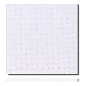 Geschenkpapierrolle Cyrus, weiß - 998175; Beschreibung: sehr kleine funkelnde Vierecke mit weißem Hintergrund; Stichwörter: klein, Viereck, Muster, Metallic, Punkte; 