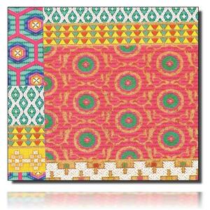 Geschenkpapierrolle Marokko - 30733; Beschreibung: verschiedene kleine Muster; Stichwörter: Muster, mittelgroß; 