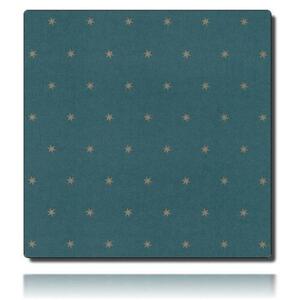 Geschenkpapierrolle Gotland, stahlblau - 49326; Beschreibung: kleine Weihnachtssterne; Stichwörter: klein, Weihnachten, Sterne; 
