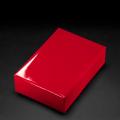 Verpackungsbeispiel vom Geschenkpapier rot, lack - 60010;  Stichwörter: Geschenkpapier, Geschenkverpackung, Geschenkpapierrollen, ; 