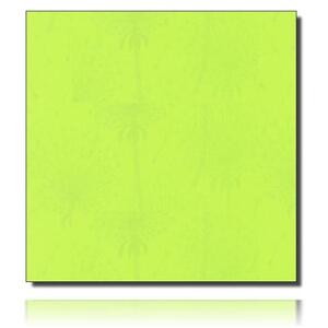Geschenkpapierrolle Varenna, gelb/ maigrün - 60131; Beschreibung Rückseite: einfarbig maigrün ; Stichwörter: groß, Blumen, zweiseitig, Kraftpapier; 