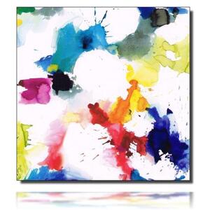 Geschenkpapierrolle Madeira, weiß/ dunkelpink - 60222; Beschreibung: mittelgroße Farbkleckse mit Verlauf, Kunst; Stichwörter: Muster, mittelgroß, zweiseitig; 