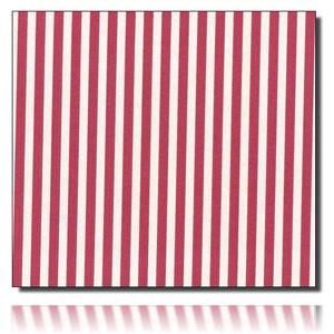 Geschenkpapierrolle Leer, rot/ rot - 60510; Beschreibung: rote Streifen auf weißen Untergrund; Stichwörter: Muster, Streifen, klein, zweiseitig; 