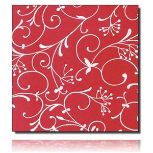 Geschenkpapierrolle Victoria, rot/ negativdruck - 70216; Beschreibung Rückseite: einfarbig rot negativdruck; Stichwörter: ; 